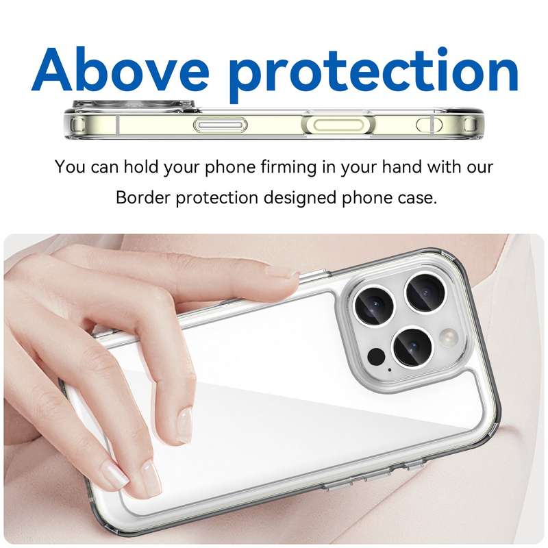 Candy Clear Case for iPhone 16 Pro / 16 Pro Max Shockproof Cover