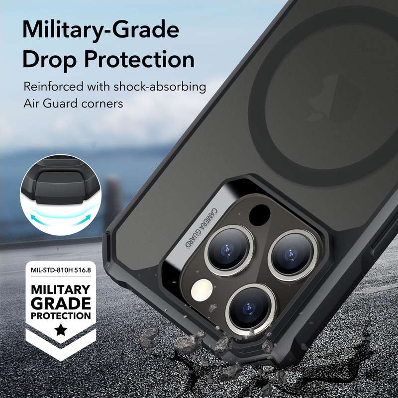ESR iPhone 15 Pro / 15 Pro Max Air Armor MagSafe Cover & Protector Set