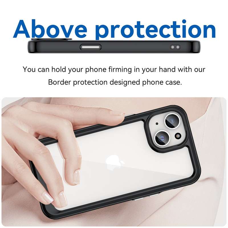 Candy Clear Cover for iPhone 15 Shockproof Case