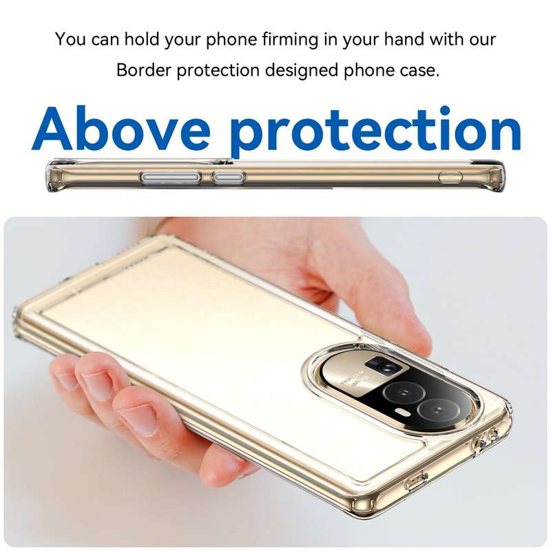 Oppo Reno10 Pro Plus Clear Cover - Shockproof Candy Series