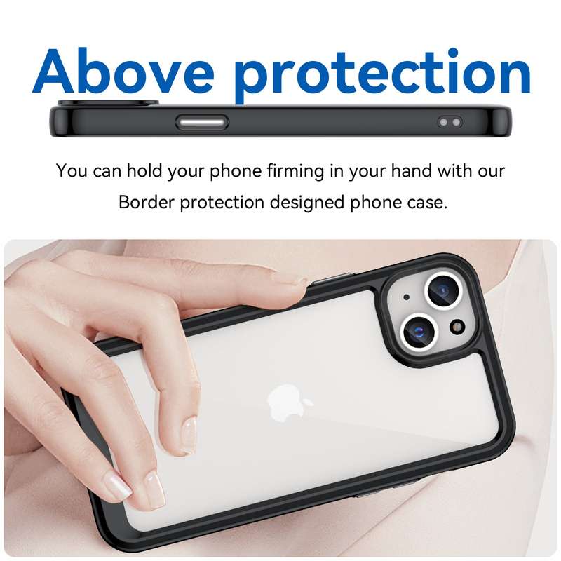 Candy Clear Cover for iPhone 15 Plus Shockproof Case