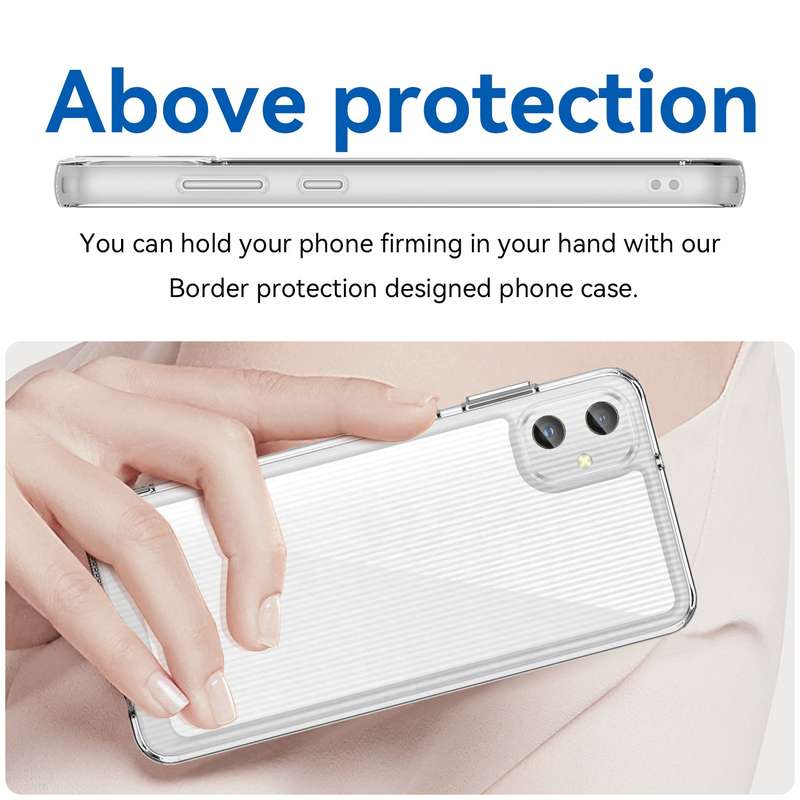 Candy Clear Case for Samsung Galaxy A05 Shockproof Cover