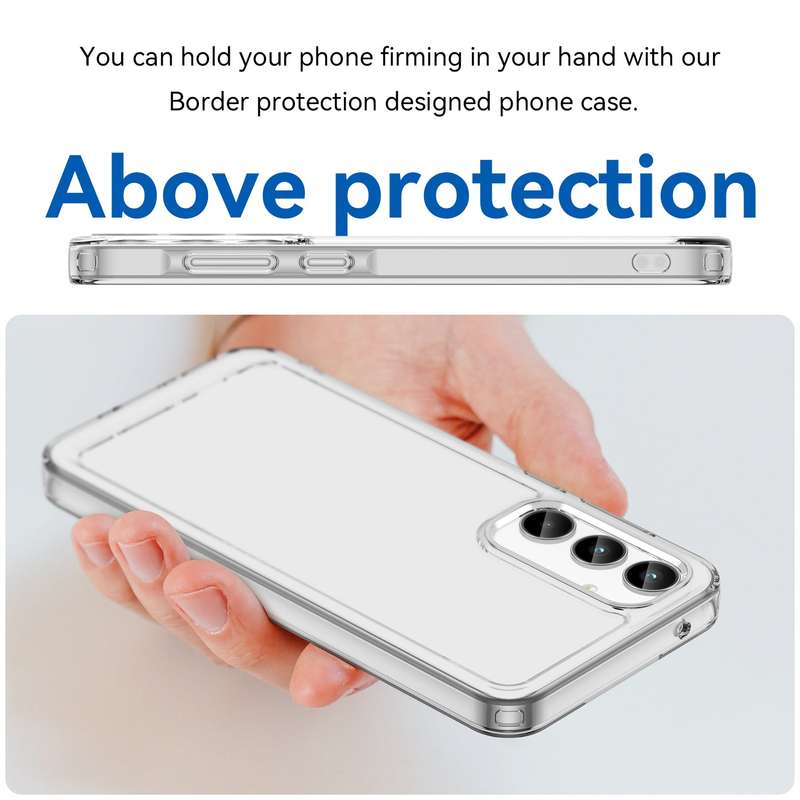 Clear Cover for Samsung Galaxy A35 - Shockproof Candy Series Cover