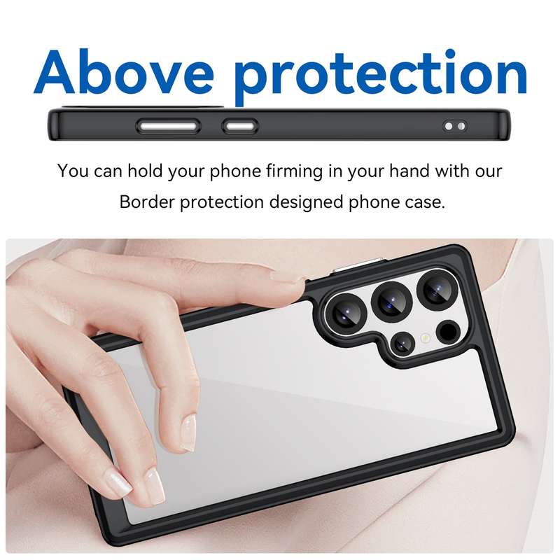 Candy Clear Case for Galaxy S25/S25+/S25 Ultra Shockproof Cover
