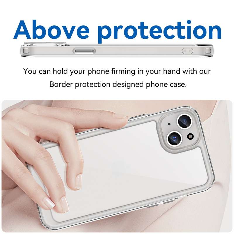 Candy Clear Cover for iPhone 15 Plus Shockproof Case