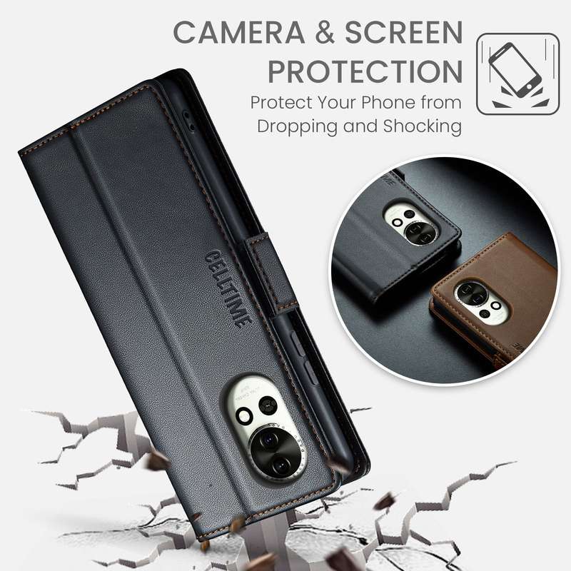 Retro Flip Leather Wallet Cover for Huawei Nova 13