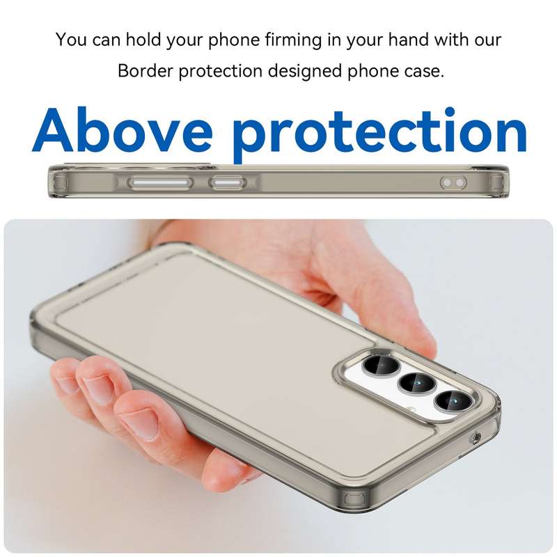 Clear Cover for Samsung Galaxy A35 - Shockproof Candy Series Cover
