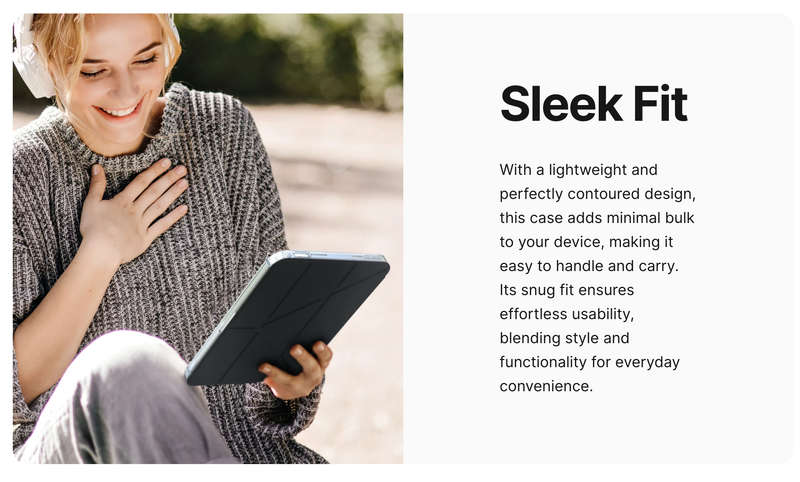 AMAZINGTHING Y-Flex Case for iPad Mini 7 (A17 Pro)/ iPad Mini 6 Cover