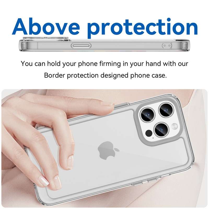 Candy Clear Cover for iPhone 15 Pro Max Shockproof Case