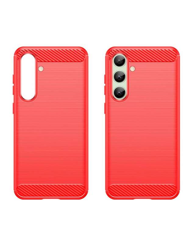 CellTime Carbon Fiber Design Case for Galaxy S24 FE Shockproof Cover