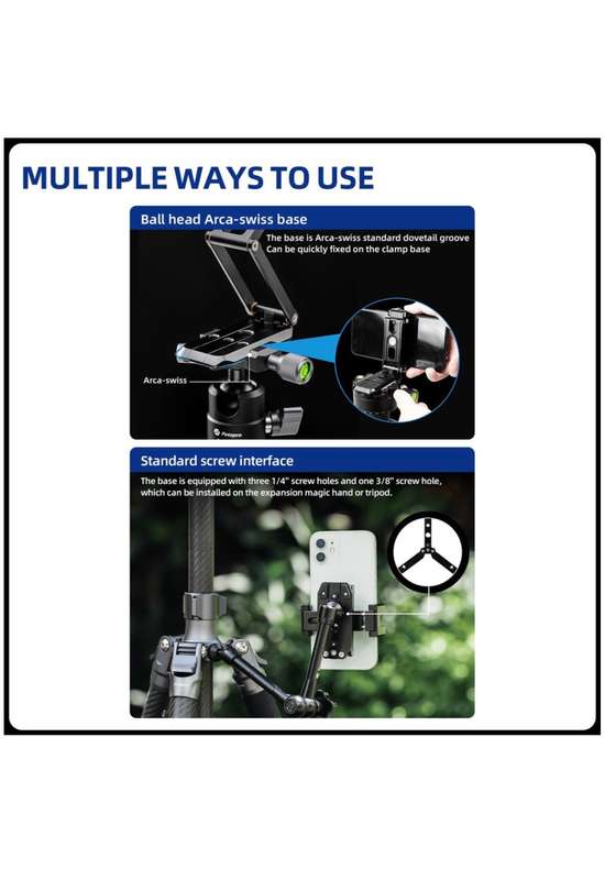 Fotopro Foldable Portable Aluminium Smartphone Tripod Stand - SY-369