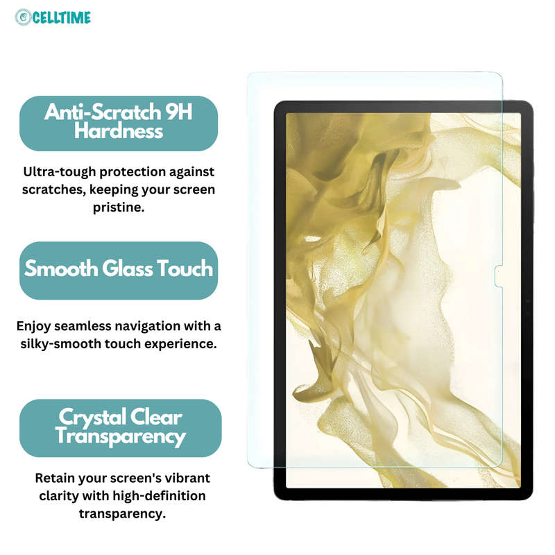 Tempered Glass Screen Guard for Galaxy Tab S10 Plus (12.4")