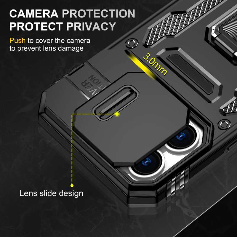 Kejiang Camshield Cover iPhone 16 Pro/ 16 Pro Max Shockproof Case