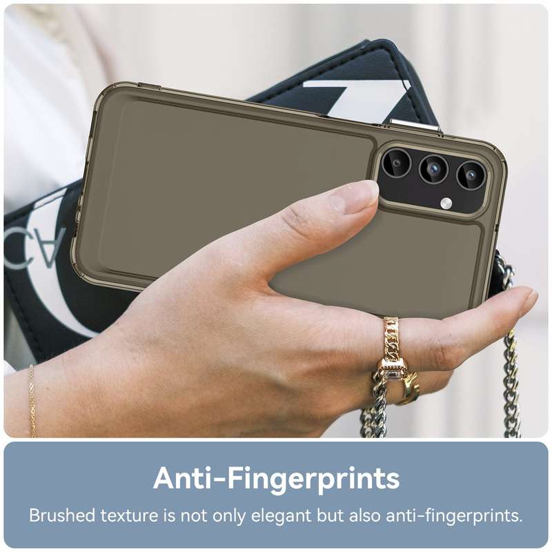 Clear Cover for Samsung Galaxy A15 - Shockproof Candy Series Cover