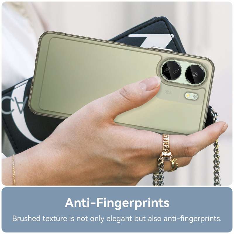 Redmi 13C Clear Cover - Shockproof Candy Series Cover