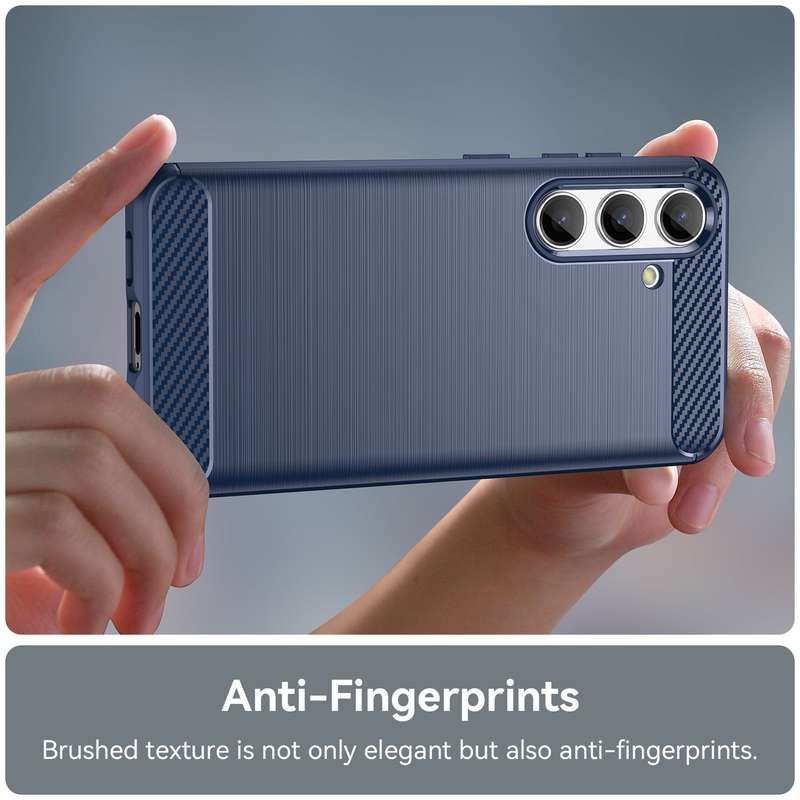 Carbon Fiber Design Case for Samsung Galaxy S24 Plus Case Shockproof Cover
