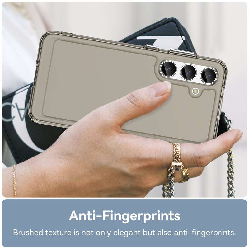 Clear Cover for Samsung Galaxy S24 - Shockproof Candy Series Cover