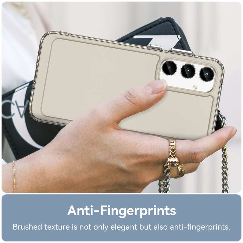 Clear Cover for Samsung Galaxy A35 - Shockproof Candy Series Cover