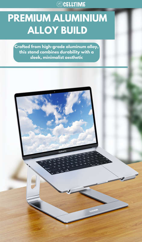 Elevator Ergonomic Aluminium Cool Portable Laptop Stand