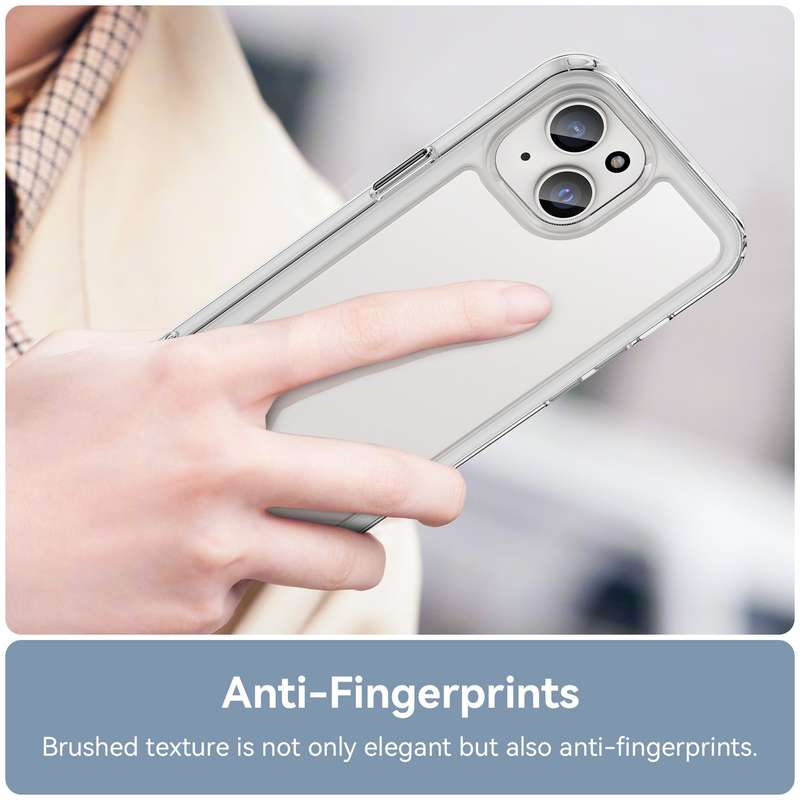 Candy Clear Cover for iPhone 15 Shockproof Case