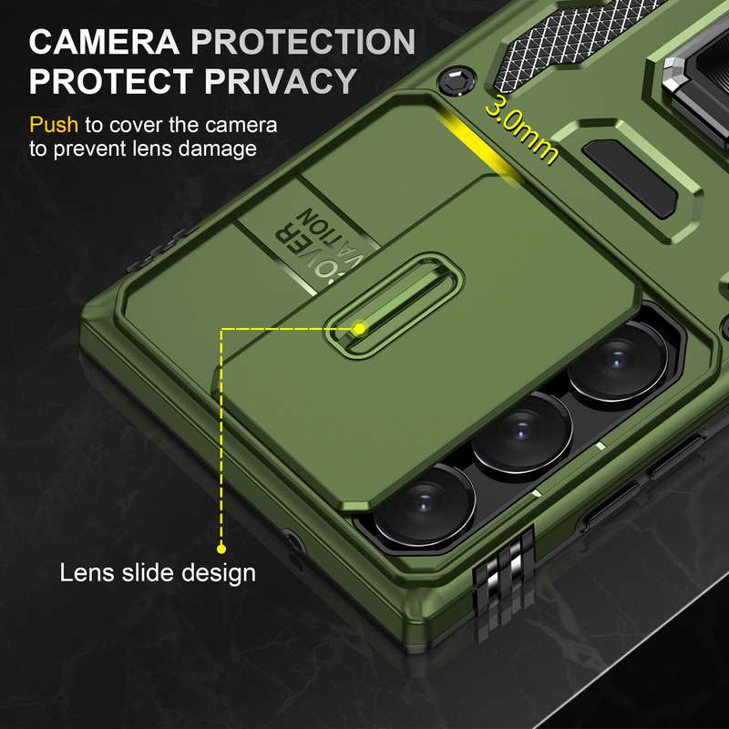 Kejiang Camshield Cover for Samsung Galaxy S24/S24 Plus/S24 Ultra Case