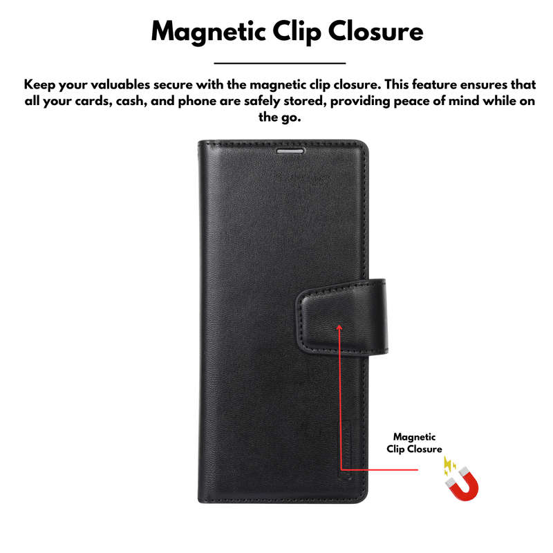 Hanman Classic Flip Leather Wallet Cover for Samsung Galaxy Z Fold 3