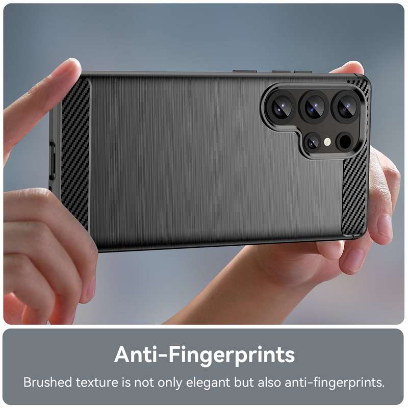 Carbon Fiber Design Case for Galaxy S25/S25 Plus/S25 Ultra Cover