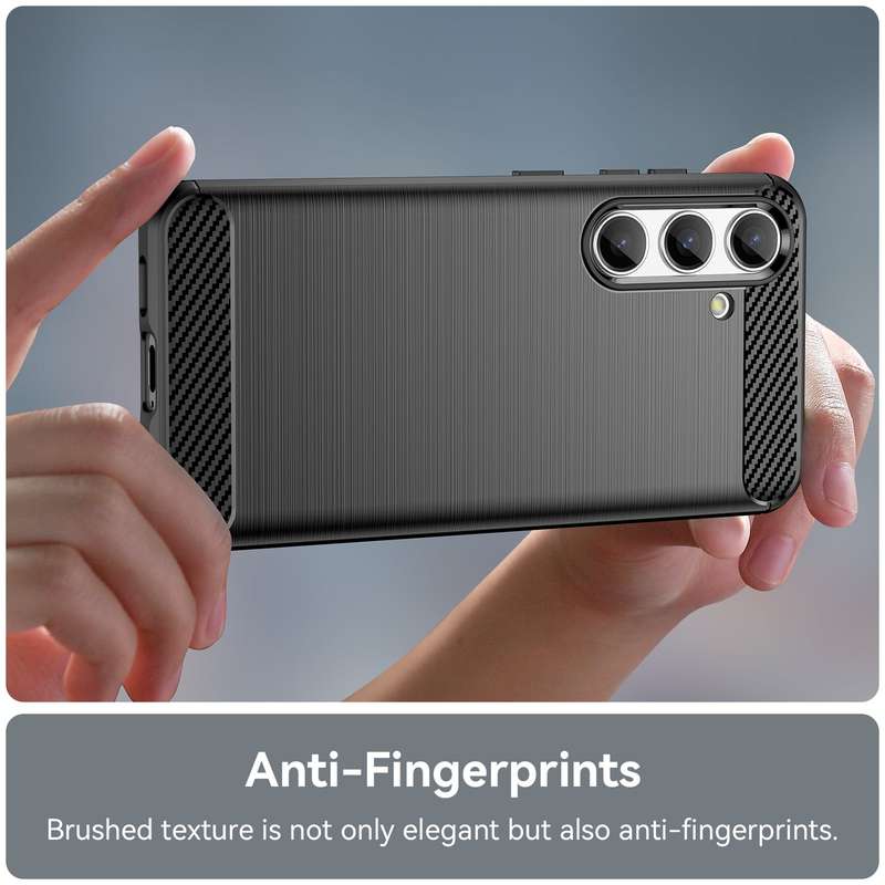Carbon Fiber Design Case for Samsung Galaxy S24 Plus Case Shockproof Cover