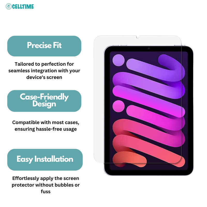 iPad Mini 7 (8.3") (A17 Pro) Tempered Glass Screen Guard