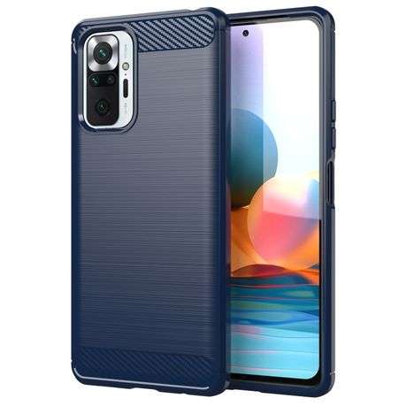 CellTime Shockproof Carbon Fiber Design Cover for Xiaomi Redmi Note 10 Pro