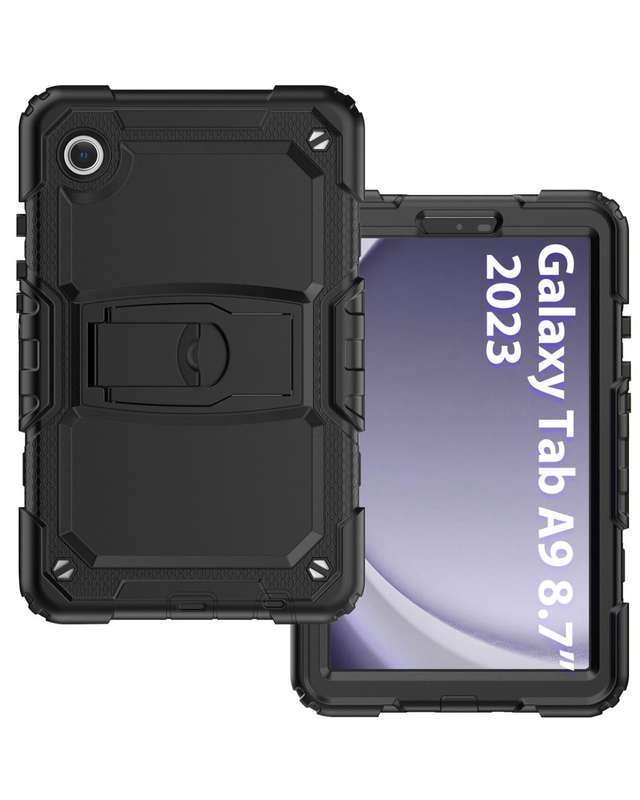 CellTime C-Stand Design Shockproof Rugged Cover for Galaxy Tab A9 (8.7") (SM-X110/SM-X115)