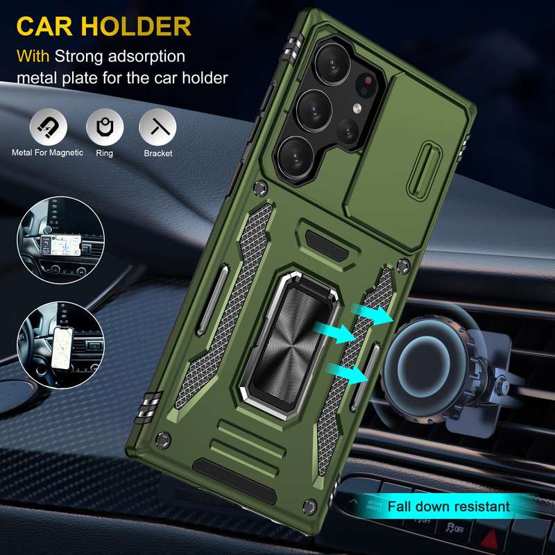 Kejiang Camshield Cover for Samsung Galaxy S24/S24 Plus/S24 Ultra Case
