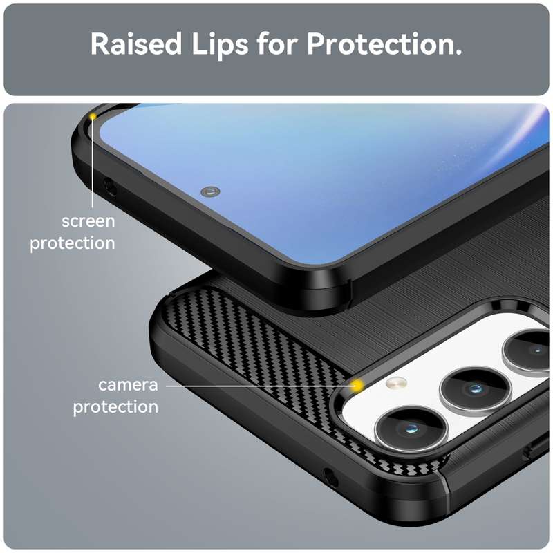 Carbon Fiber Design Case for Samsung Galaxy A35 Shockproof Cover