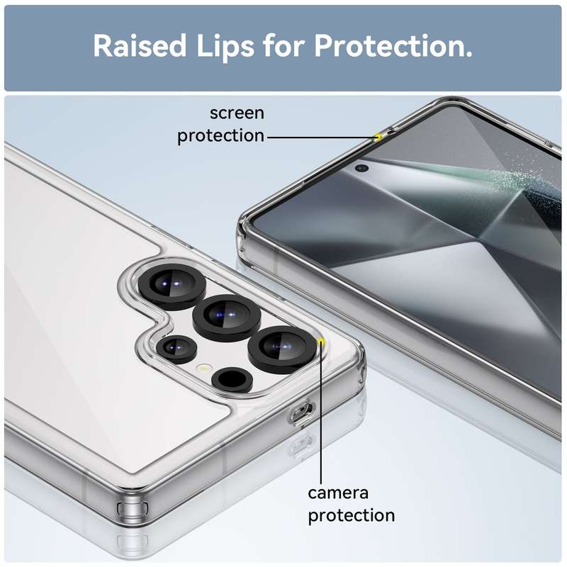 Candy Clear Case for Galaxy S25/S25+/S25 Ultra Shockproof Cover