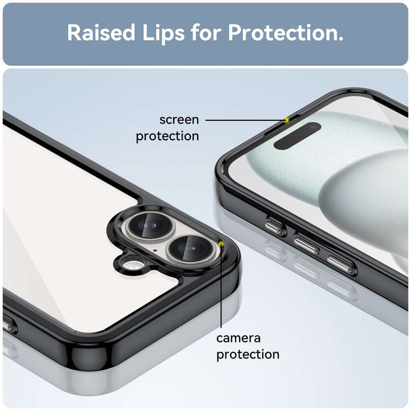 Candy Clear Case for iPhone 16 Shockproof Cover