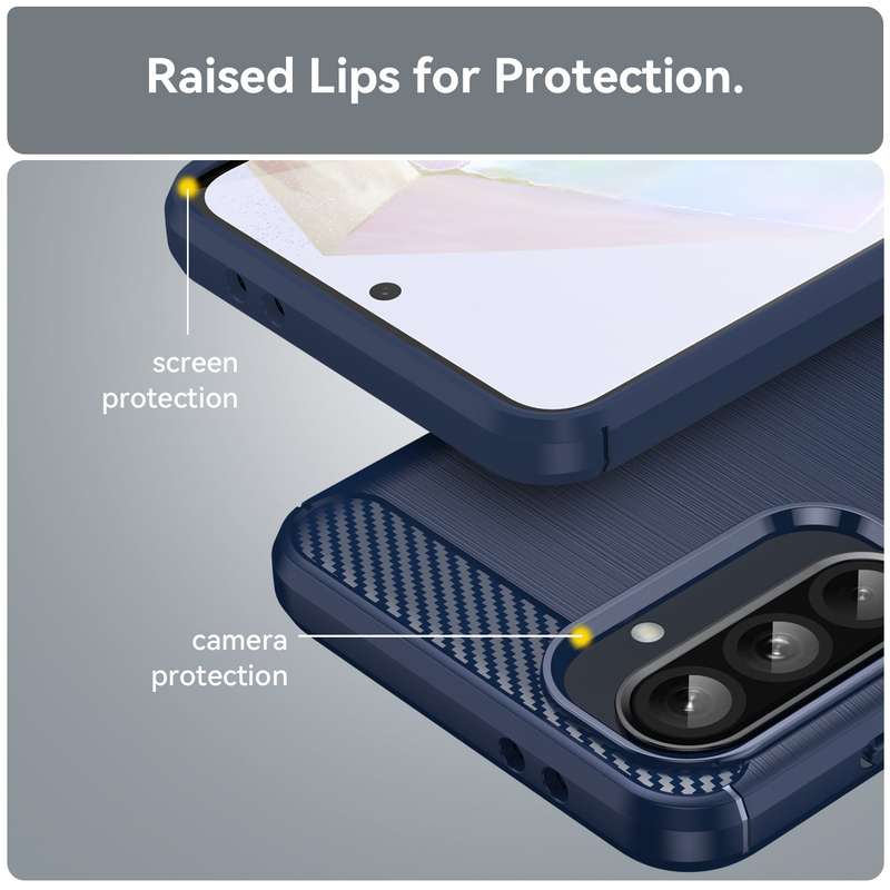 Carbon Fiber Design Case for Galaxy A36 Shockproof Cover