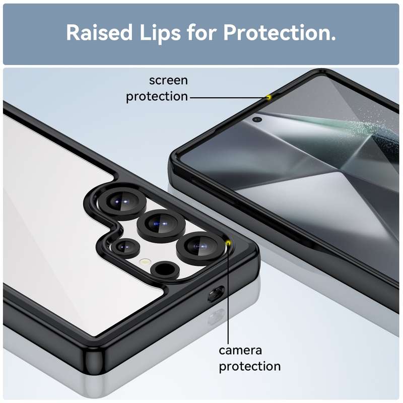 Candy Clear Case for Galaxy S25/S25+/S25 Ultra Shockproof Cover