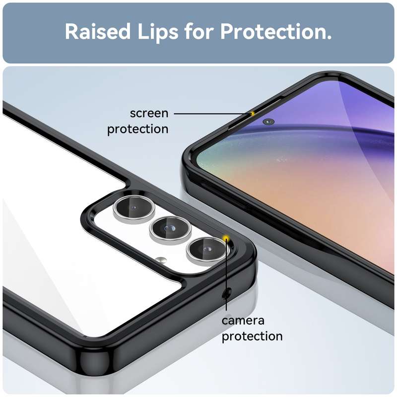 Candy Clear Case for Samsung Galaxy A55 Shockproof Cover