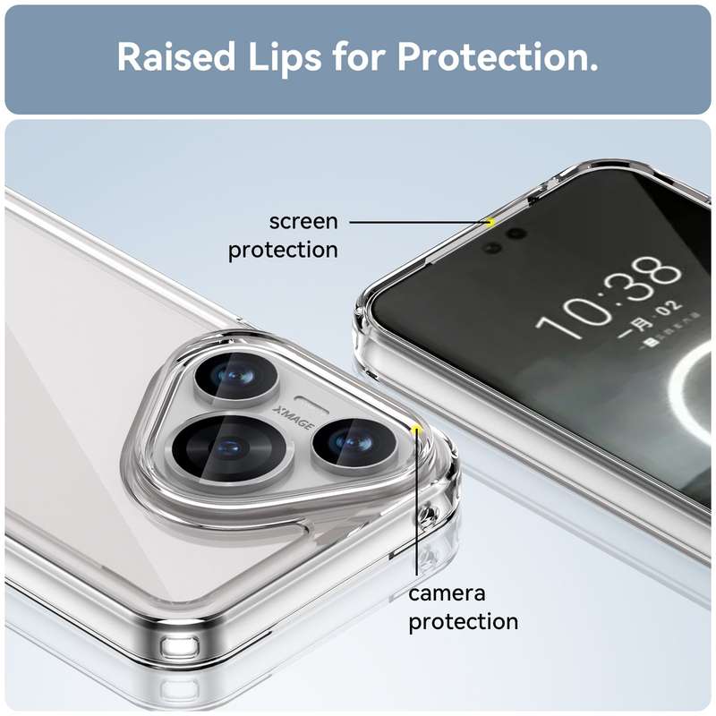 Huawei P70 Candy Clear Case Shockproof Cover