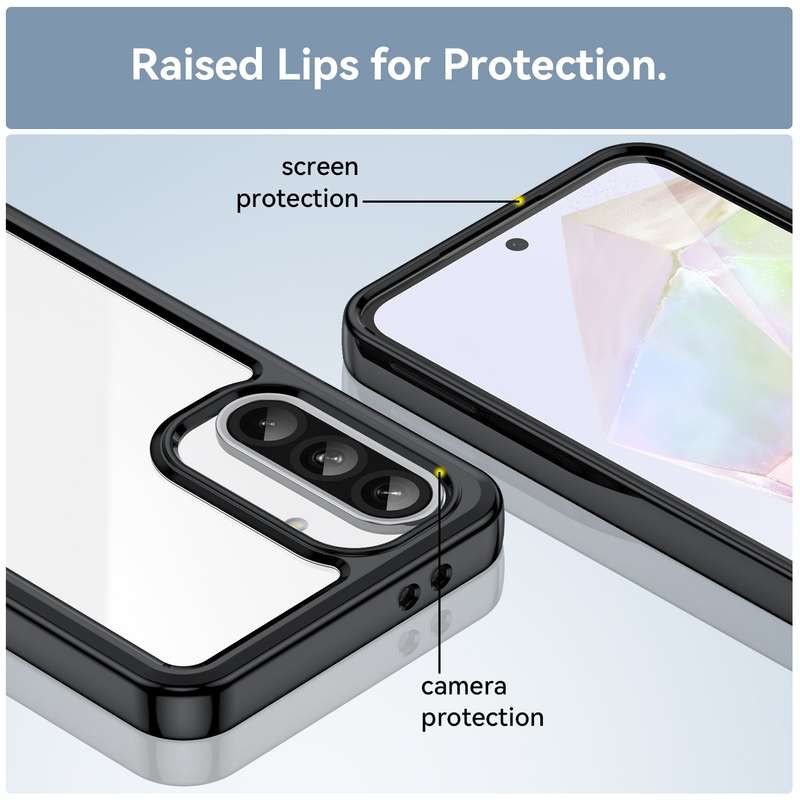Candy Clear Case for Galaxy A56 Shockproof Cover