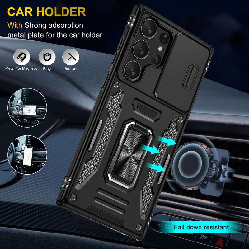 Kejiang Camshield Cover for Samsung Galaxy S24/S24 Plus/S24 Ultra Case