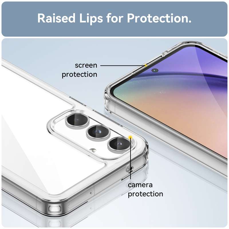 Candy Clear Case for Samsung Galaxy A55 Shockproof Cover