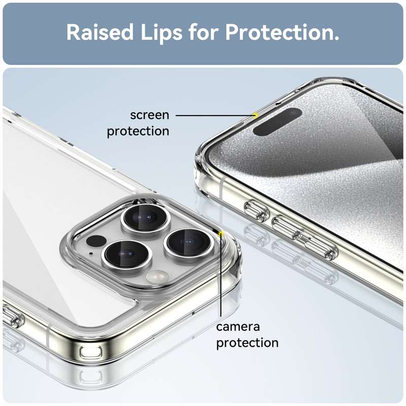 Candy Clear Case for iPhone 16 Pro / 16 Pro Max Shockproof Cover