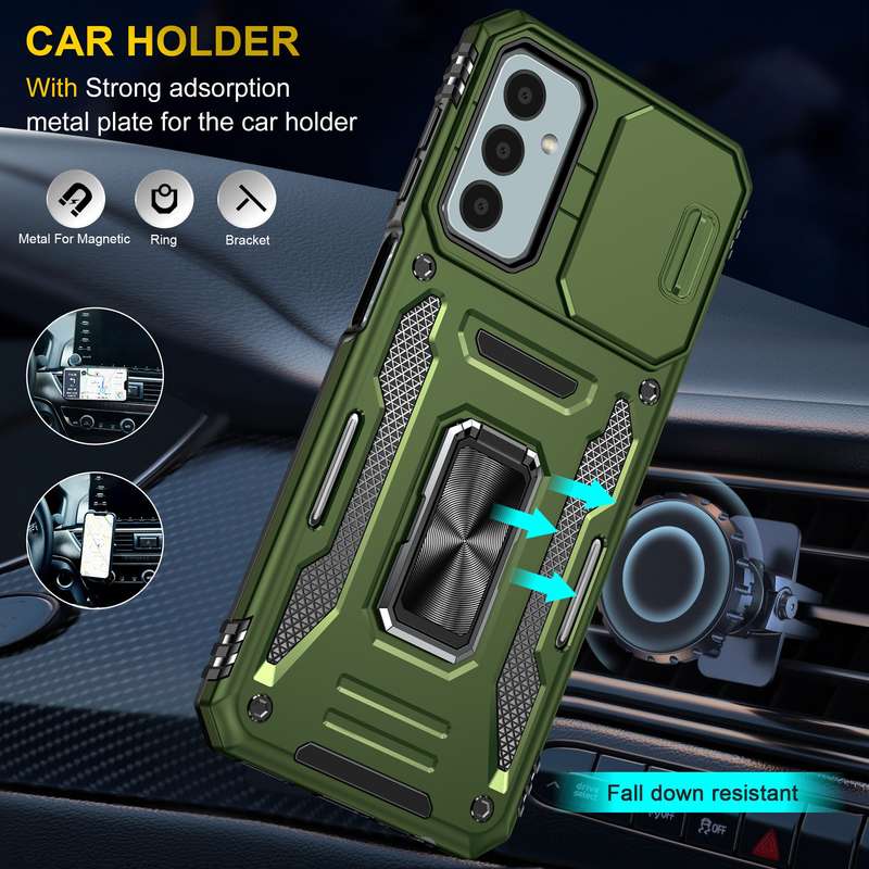 Kejiang Camshield Cover for Samsung Galaxy A15 Shockproof Case