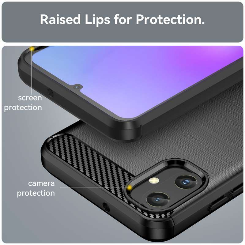 Carbon Fiber Design Case for Samsung Galaxy A05 Shockproof Cover