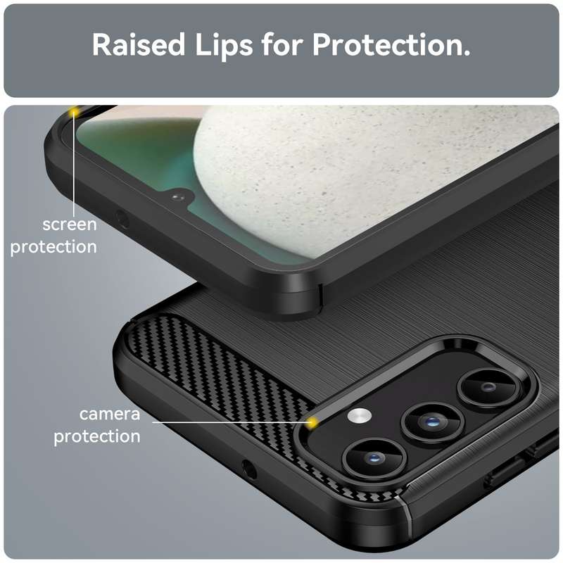 Carbon Fiber Design Case for Samsung Galaxy A15 Shockproof Cover