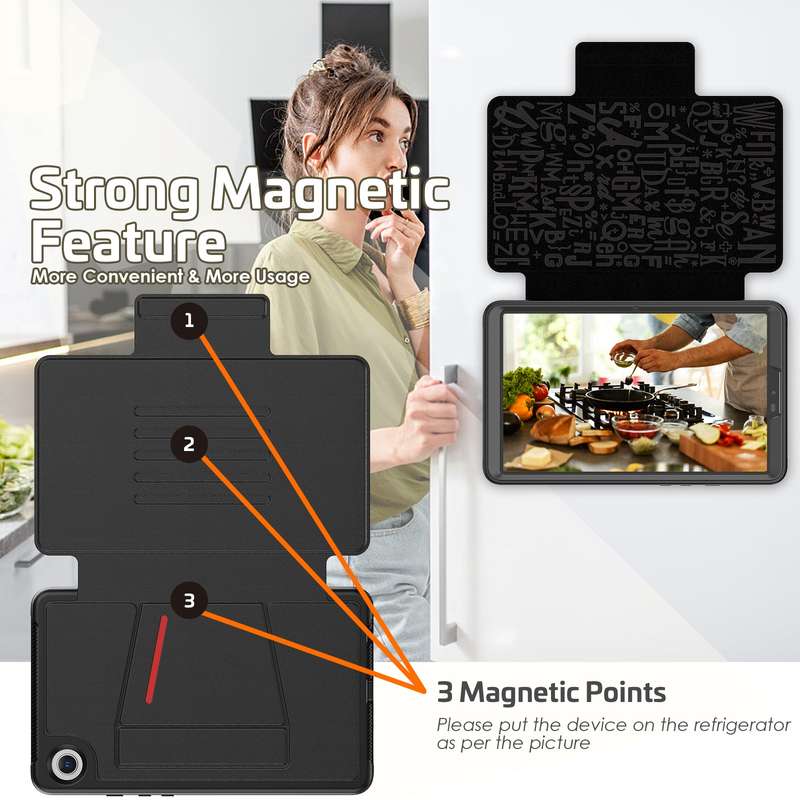 LeatherBlazer Shockproof Rugged Cover for Samsung Galaxy Tab A9 (8.7")