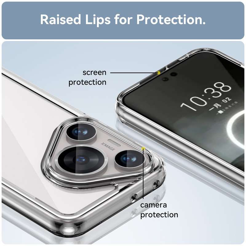 Huawei P70 Pro Candy Clear Case Shockproof Cover