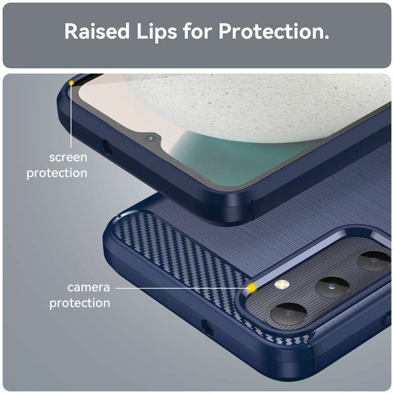 Carbon Fiber Design Case for Samsung Galaxy A05s Shockproof Cover