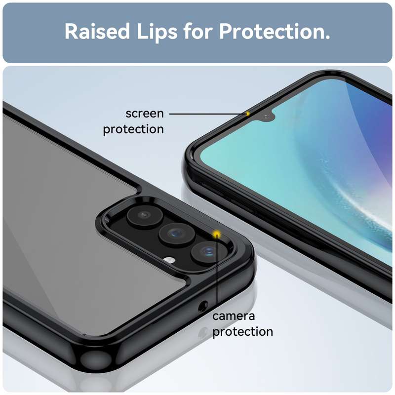 Shockproof Candy Clear Cover for Samsung Galaxy A25 5G